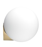 Wall lamps spheres - Step into Design DOT gold 15 cm wall lamp     - product 1
