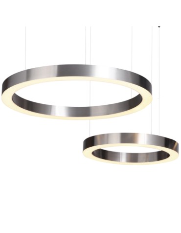 Step into Design Lampa wisząca CIRCLE 40+60 LED nikiel na 1 podsufitce             - produkt 2