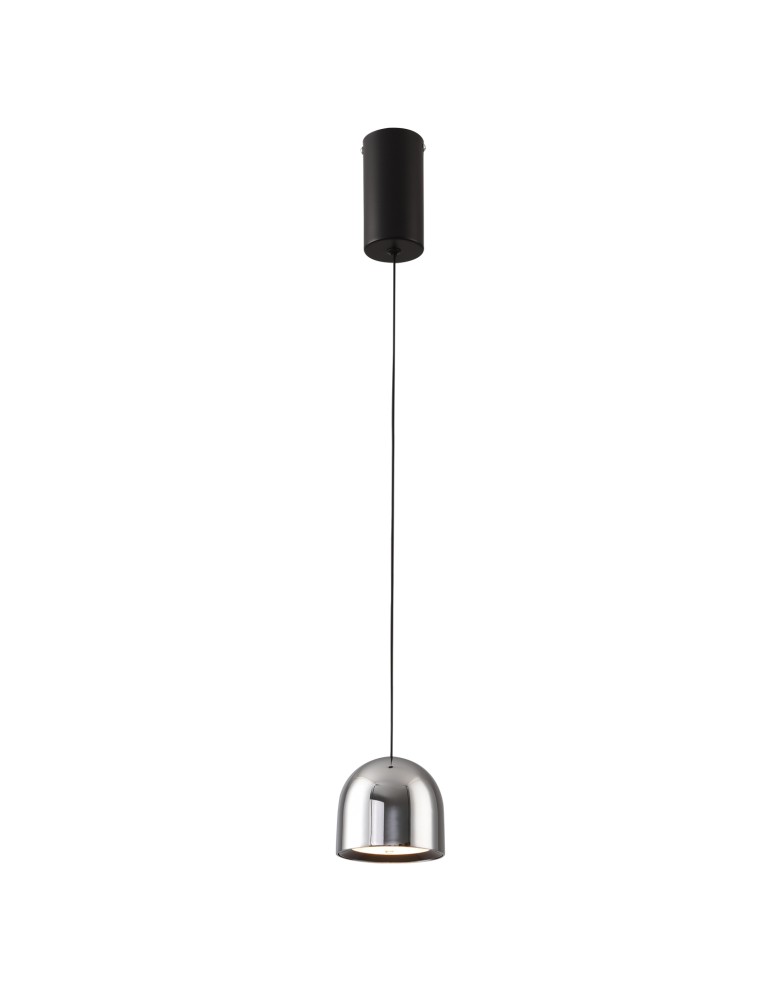 LED pendant lamps - Step into Design PETITE LED pendant lamp chrome 10 cm   - product kolory-swiatla.pl 2