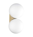 Step into Design Lampa ścienna DOT DOUBLE złota 30 cm            