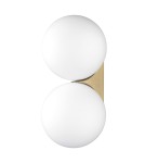 Step into Design Lampa ścienna DOT DOUBLE złota 30 cm            