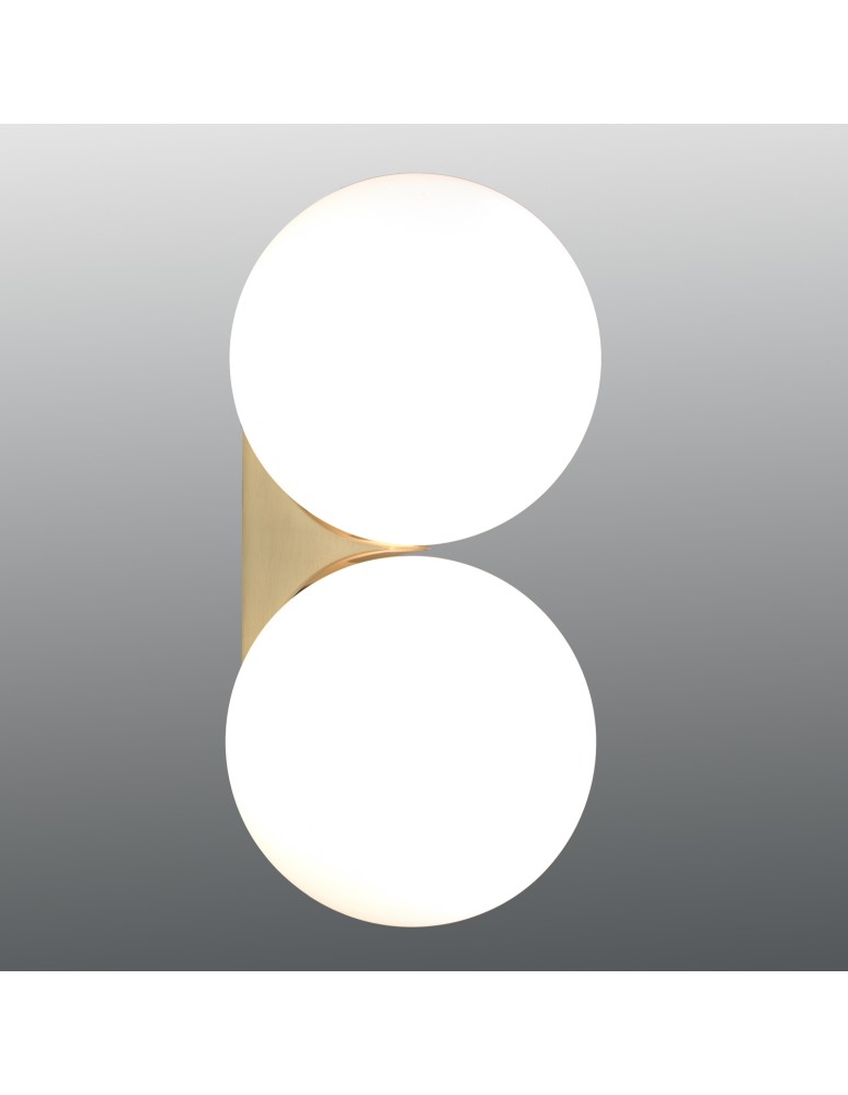 Step into Design Lampa ścienna DOT DOUBLE złota 30 cm            
