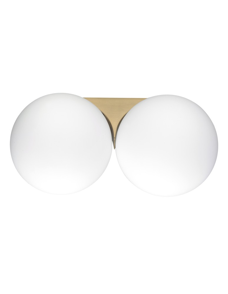 Step into Design Lampa ścienna DOT DOUBLE złota 30 cm            