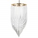 Step into Design Lampa wisząca WAVE złota 40 cm 