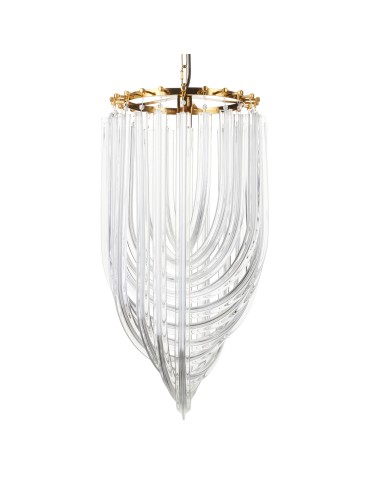 Step into Design WAVE gold 40 cm pendant lamp    