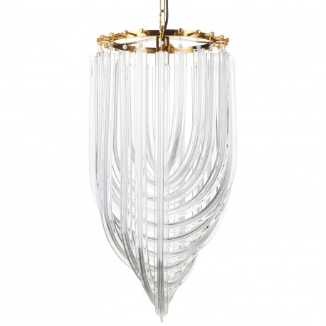 Step into Design Lampa wisząca WAVE złota 40 cm 