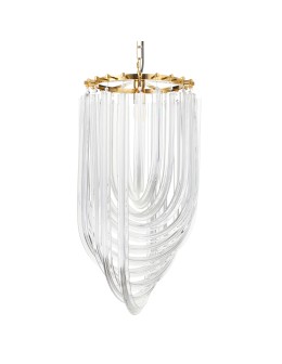 Step into Design WAVE gold 60 cm pendant lamp    
