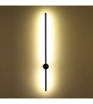 Designer wall lamps - Step into Design SPARO wall lamp black 100 cm   - product 2
