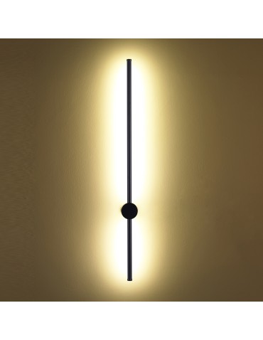Step into Design Lampa ścienna SPARO czarna 100 cm             - produkt 2