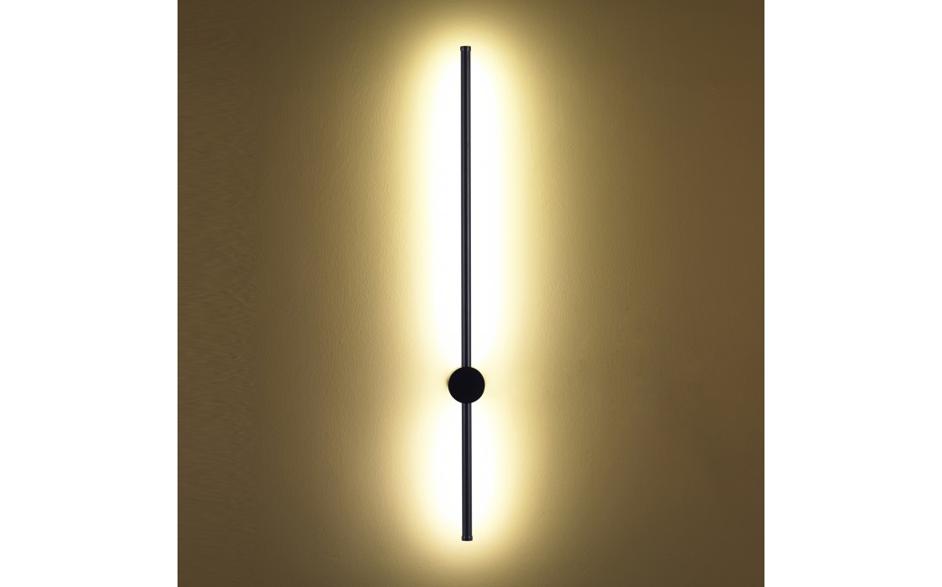 Step into Design Lampa ścienna SPARO czarna 100 cm 