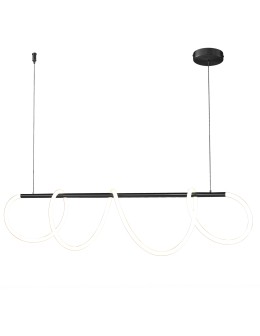 Step into Design Lampa wisząca FANTASIA LED czarna 120 cm            