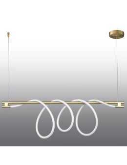 Step into Design FANTASIA LONG LED pendant lamp gold 120 cm.   
