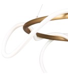 Designer pendant lamps - Step into Design FANTASIA ROUND LED pendant lamp gold 60 cm   - product 2