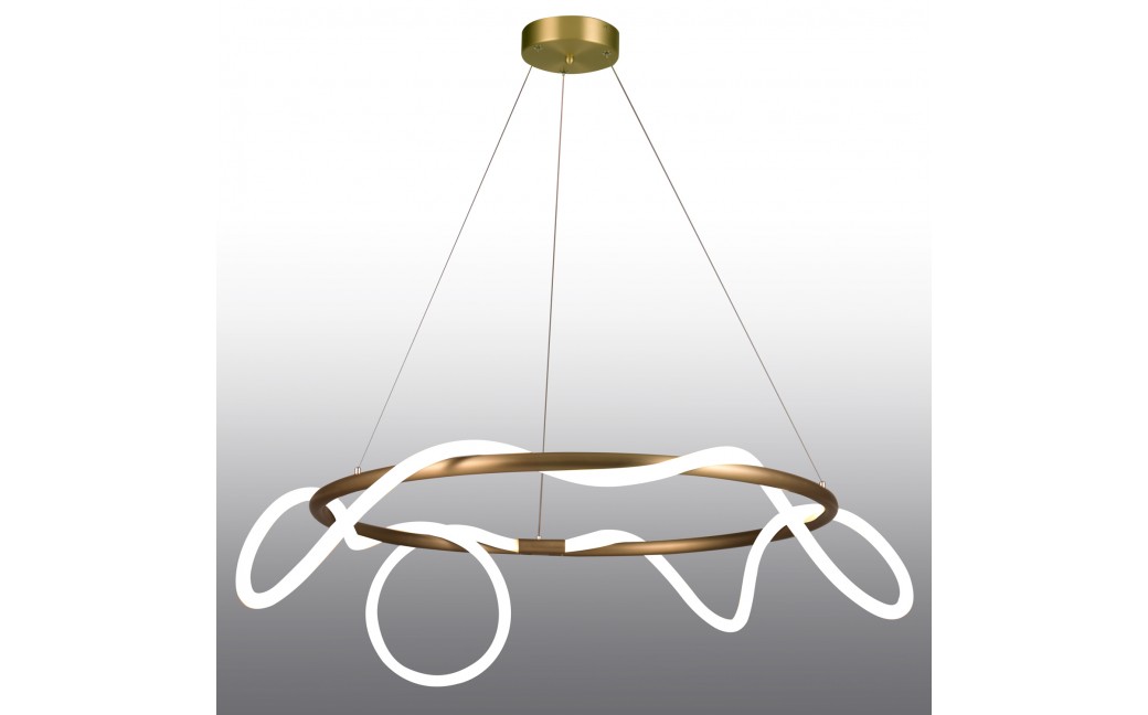 Step into Design Lampa wisząca FANTASIA ROUND LED złota 60 cm 