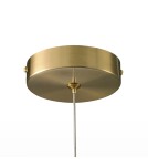 Designer pendant lamps - Step into Design FANTASIA ROUND LED pendant lamp gold 60 cm   - product 6