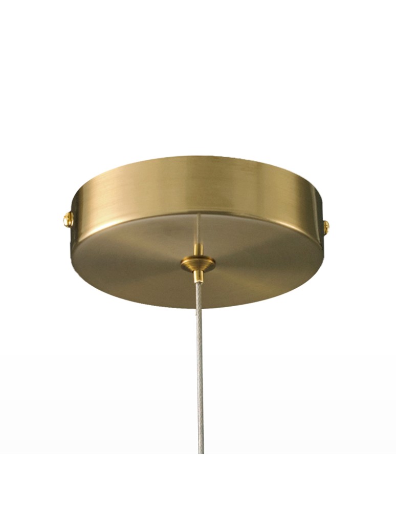 Designer pendant lamps - Step into Design FANTASIA ROUND LED pendant lamp gold 60 cm   - product kolory-swiatla.pl 6