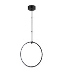 Pendant lamps circles - Step into Design COCO 1 LED pendant lamp black 40 cm   - product 1