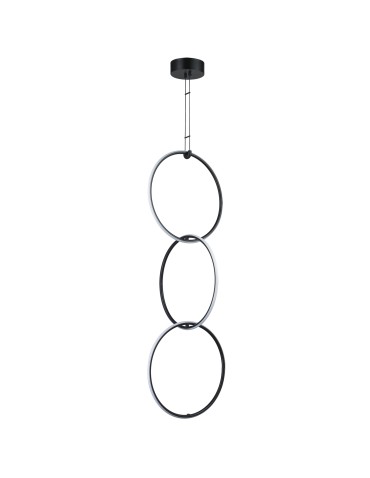 Step into Design COCO 3 LED pendant lamp black 40 cm  