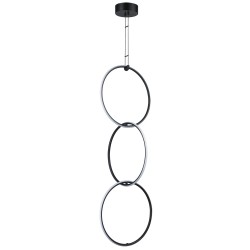Step into Design Lampa wisząca COCO 3 LED czarna 40 cm