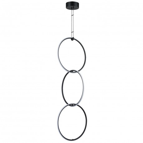 Step into Design Lampa wisząca COCO 3 LED czarna 40 cm 