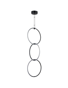 Step into Design Lampa wisząca COCO 3 LED czarna 40 cm            