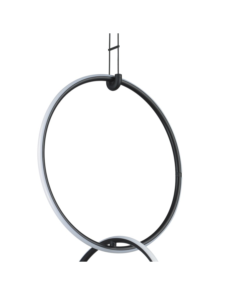 Pendant lamps circles - Step into Design COCO 3 LED pendant lamp black 40 cm   - product kolory-swiatla.pl 2