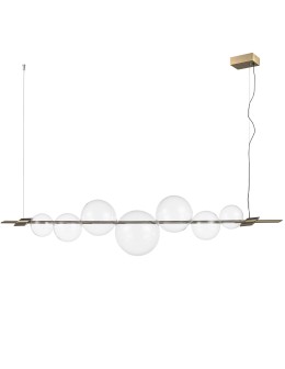 Step into Design AMORE gold 153 cm pendant lamp    