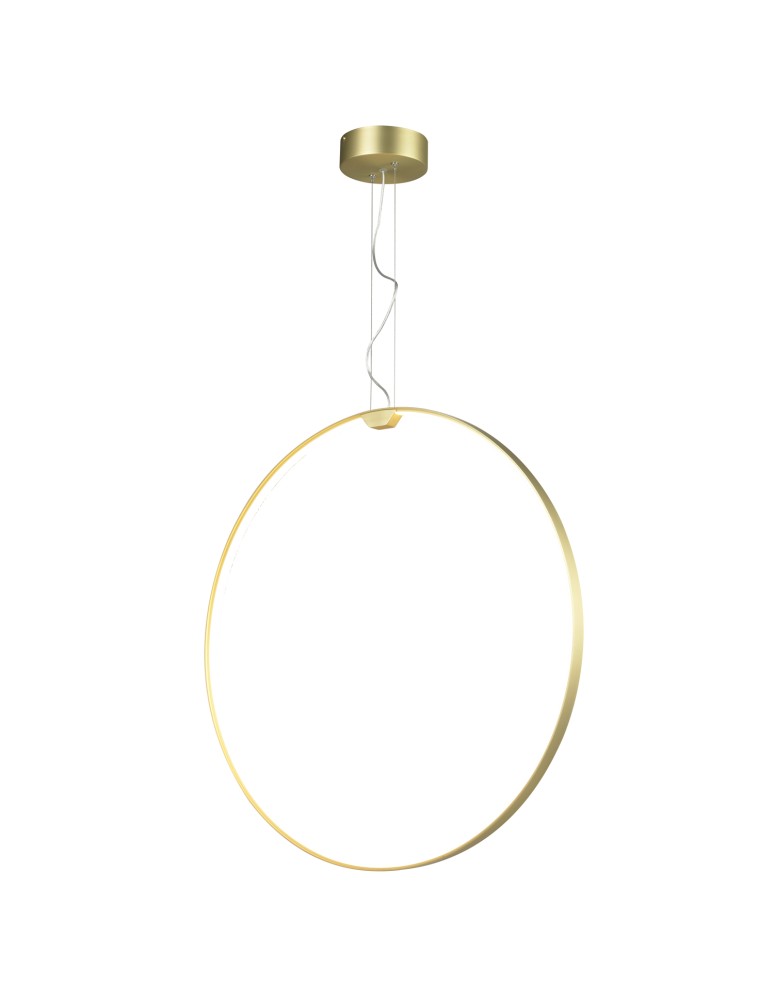 Pendant lamps circles - Step into Design ACIRCULO led pendant lamp gold 74 cm   - product kolory-swiatla.pl 1