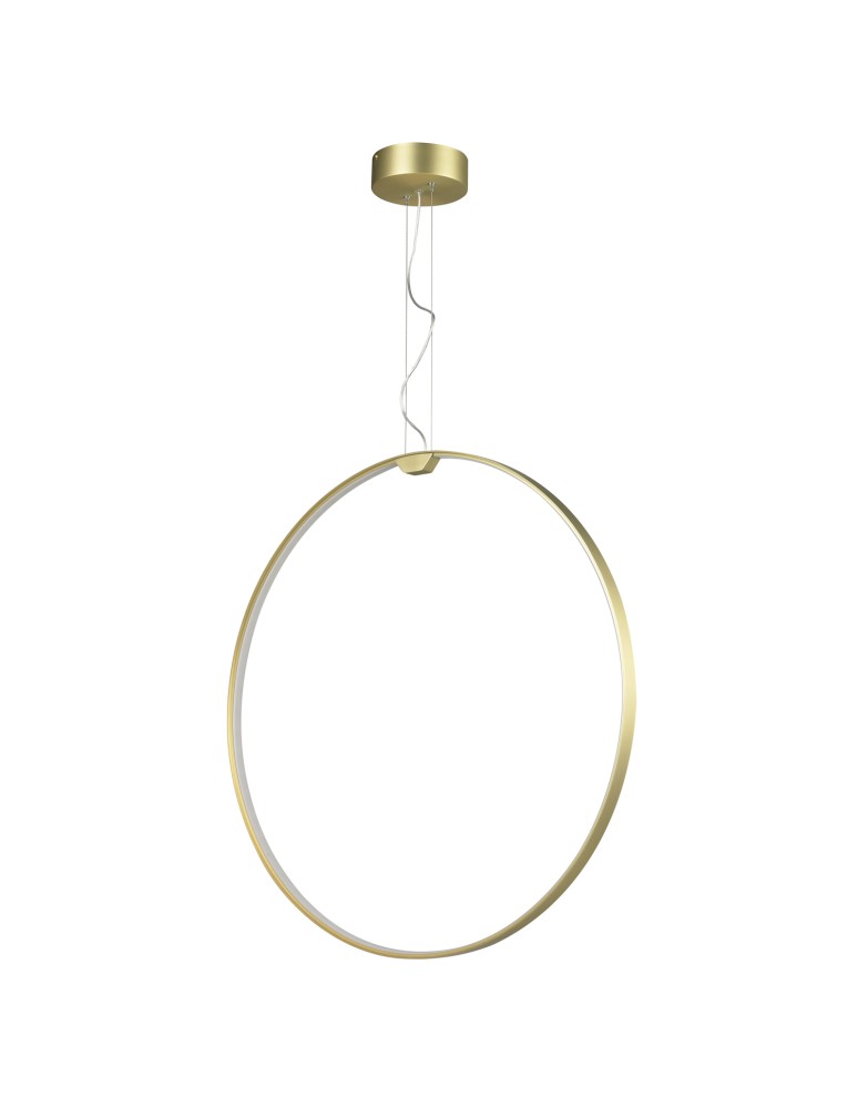 Pendant lamps circles - Step into Design ACIRCULO led pendant lamp gold 74 cm   - product kolory-swiatla.pl 2