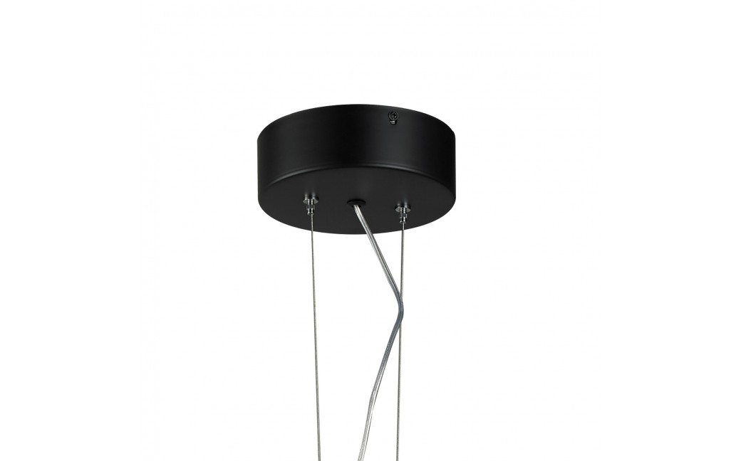 Step into Design Lampa wisząca ACIRCULO led czarna 74 cm 