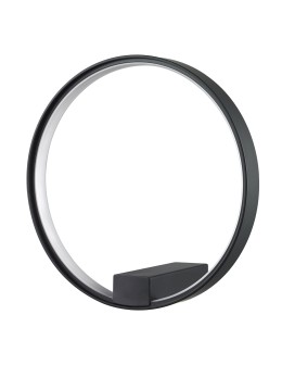 Step into Design Lampa ścienna ACIRCULO LED czarna 30 cm