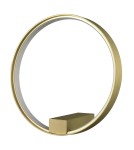Ring wall lamps - Step into Design ACIRCULO gold 30 cm wall lamp.      - product 1