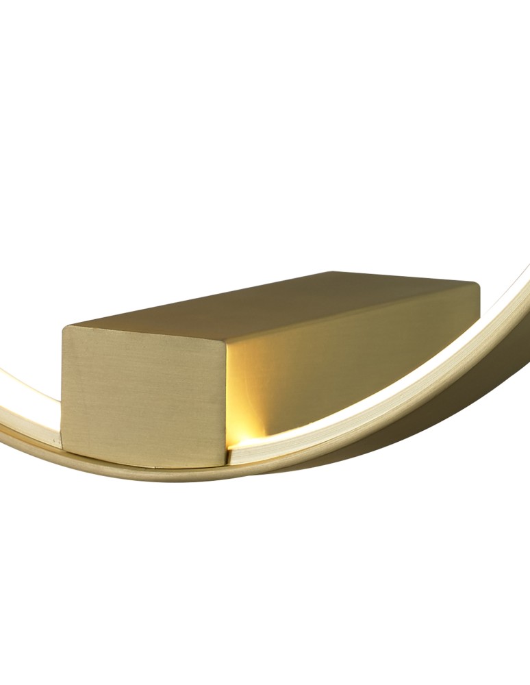 Ring wall lamps - Step into Design ACIRCULO gold 30 cm wall lamp.      - product kolory-swiatla.pl 3