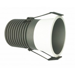 Luces Exclusivas ZARAGOZA Oczko LED 1x15W 3000K 1050lm IP44 biały/czarny LE31834