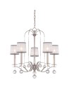 Elstead WHITNEY Żyrandol E14 5x40W Srebrny QZ-WHITNEY5