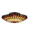 Elstead WEST END Plafond E27 2x75W Brown QZ-WEST-END-F.
