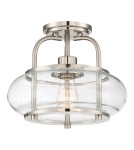 Loft ceiling lamps - industrial - Elstead TRILOGY Pendant E27 1x60W Nickel QZ-TRILOGY-SFS-BN - product 1
