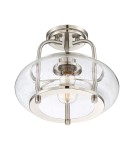 Loft ceiling lamps - industrial - Elstead TRILOGY Pendant E27 1x60W Nickel QZ-TRILOGY-SFS-BN - product 3