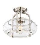 Loft ceiling lamps - industrial - Elstead TRILOGY Pendant E27 1x60W Nickel QZ-TRILOGY-SFS-BN - product 4