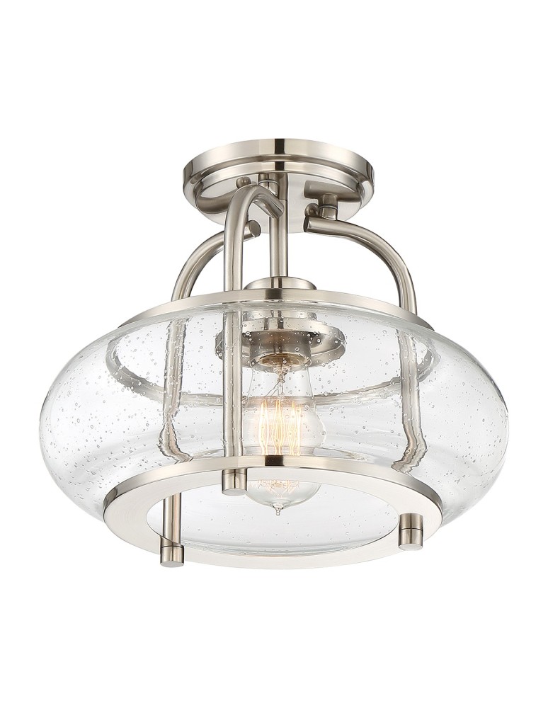 Loft ceiling lamps - industrial - Elstead TRILOGY Pendant E27 1x60W Nickel QZ-TRILOGY-SFS-BN - product kolory-swiatla.pl 4