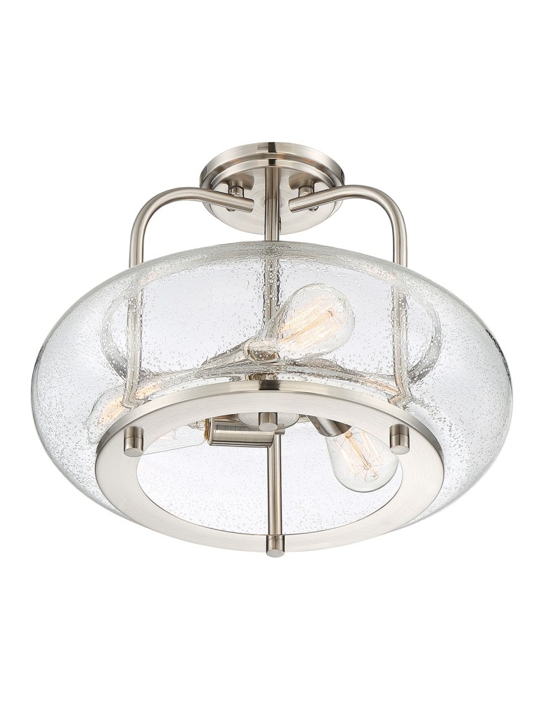 Loft ceiling lamps - industrial - Elstead TRILOGY Pendant E27 3x60W Nickel QZ-TRILOGY-SFM-BN - product kolory-swiatla.pl 3