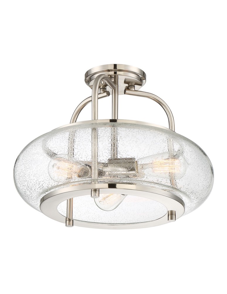 Loft ceiling lamps - industrial - Elstead TRILOGY Pendant E27 3x60W Nickel QZ-TRILOGY-SFM-BN - product kolory-swiatla.pl 4