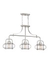 Elstead TRILOGY Pendant E27 3x60W Nickel QZ-TRILOGY-ISLE-BN