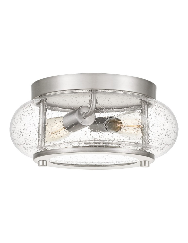 Loft ceiling lamps - industrial - Elstead TRILOGY Plafond E27 2x60W Nickel QZ-TRILOGY-FS-BN - product kolory-swiatla.pl 1