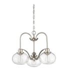 Chandeliers - Elstead TRILOGY Chandelier E27 3x60W Nickel QZ-TRILOGY3-BN - product 2