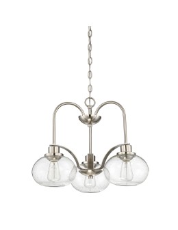 Elstead TRILOGY Chandelier E27 3x60W Nickel QZ-TRILOGY3-BN - product 2