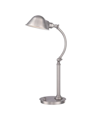 Elstead THOMPSON LED Table Lamp 1x7W Nickel QZ-THOMPSON-TLBN.