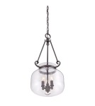Chandeliers - Elstead STEWART Pendant E14 3x60W Brown QZ-STEWART-WT - product 3