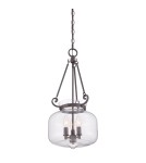Chandeliers - Elstead STEWART Pendant E14 3x60W Brown QZ-STEWART-WT - product 4