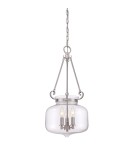 Chandeliers - Elstead STEWART Pendant E14 3x60W Nickel QZ-STEWART-BN - product 1